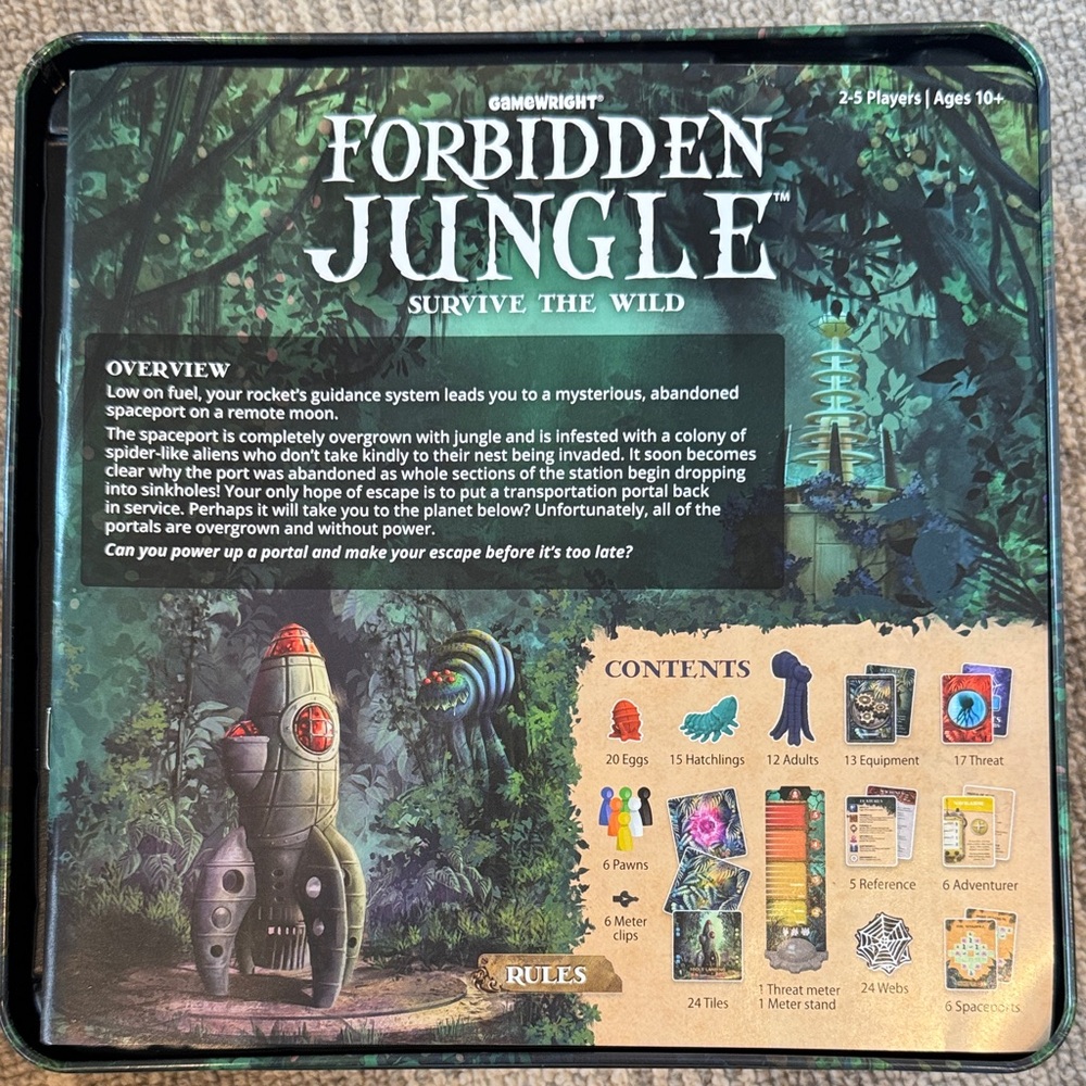 Forbidden Jungle Board Game - Picture 2 of 5